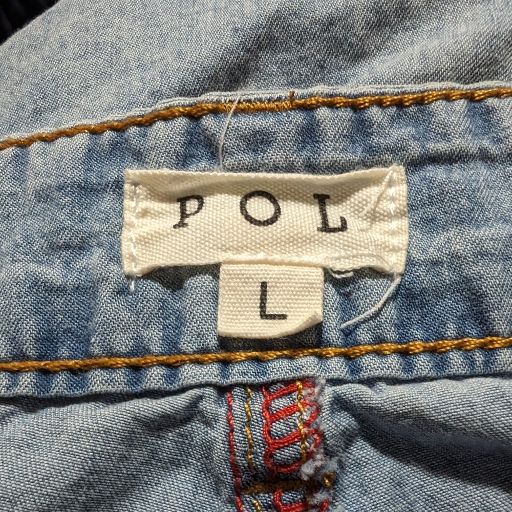 POL Wide Leg Patchwork Pants - image 12